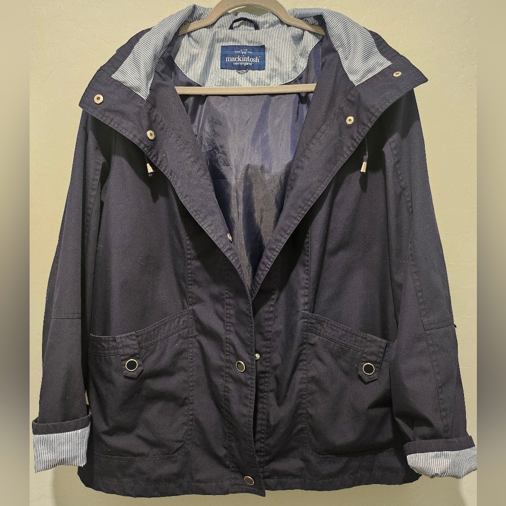 MACKINTOSH Navy Utility Jacket with Hood